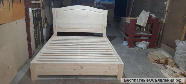 Изготовление кроватей из массива дерева на заказ