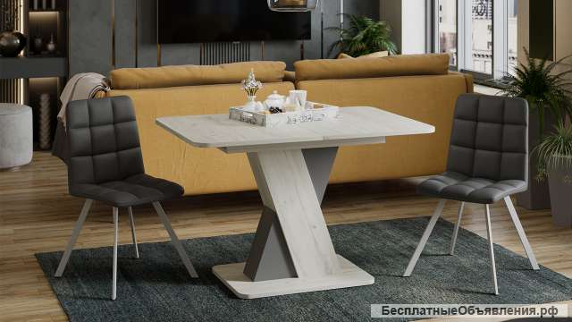 Стол обеденный раздвижной «Люксембург» Тип 3