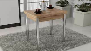 Стол обеденный с хромированными ножками «Mist»