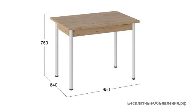 Стол «Родос» Тип 1 с опорой d40