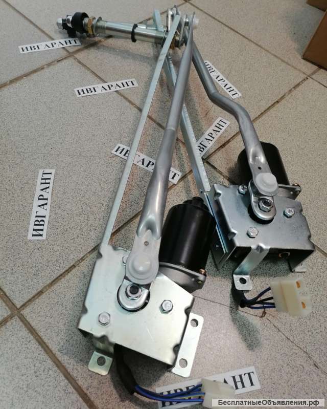 245-7931, 2457931 Моторчик стеклоочистителя с тягой в сборе для САТ 245-7931, 2457931