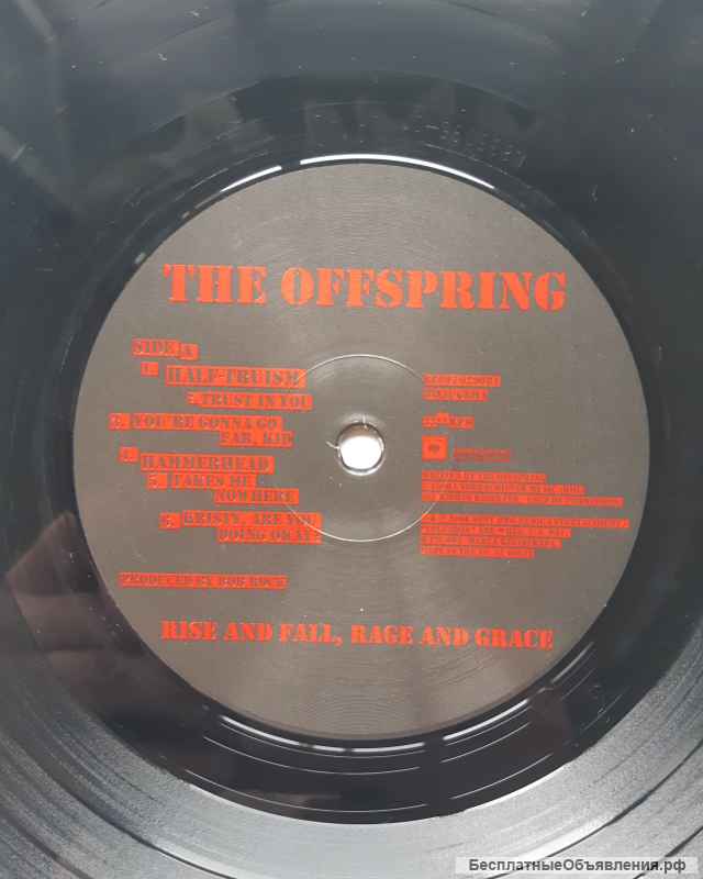 The Offspring Rise And Fall, Rage And Grace