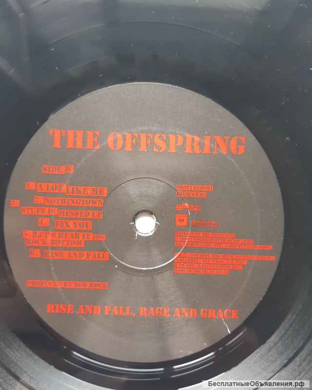 The Offspring Rise And Fall, Rage And Grace