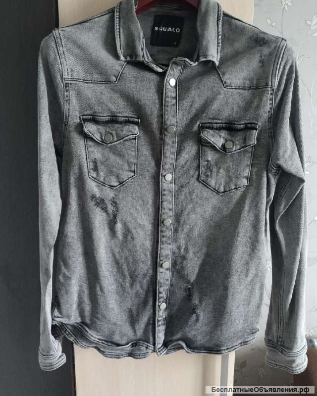 Джинсовая рубашка Squalo