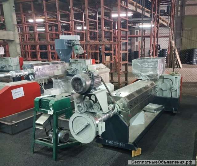 Линия грануляции на 1 каскаде для твердого и чистого сырья