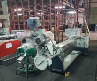 Линия грануляции на 1 каскаде для твердого и чистого сырья