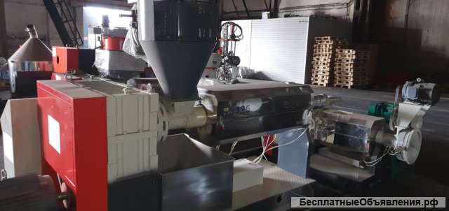 Гранулятор для мягких отходов и биг-бэгов двухкаскадный