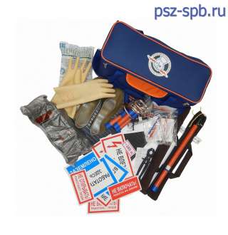 Диэлектрический комплект средств защиты для электроустановок до 1000В (КСЗ-1) от производителя