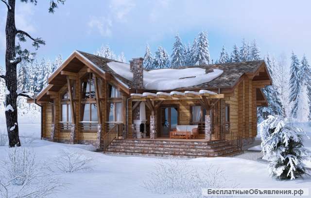 Дом из клееного бруса 222м2