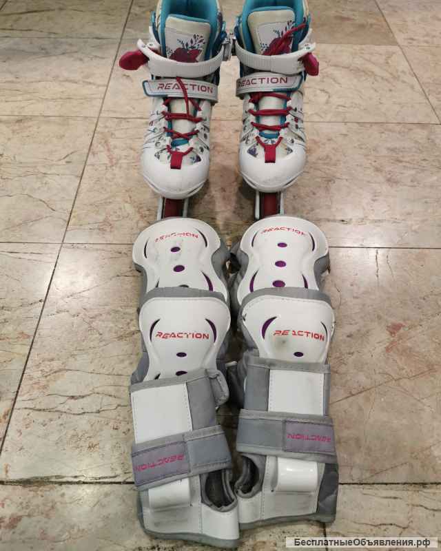 Раздвижные детские ролики REACTION