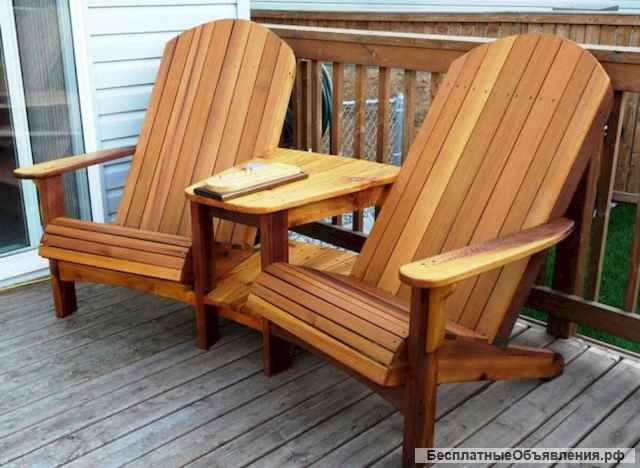 Изготавливаем деревянную мебель для дачи и сада