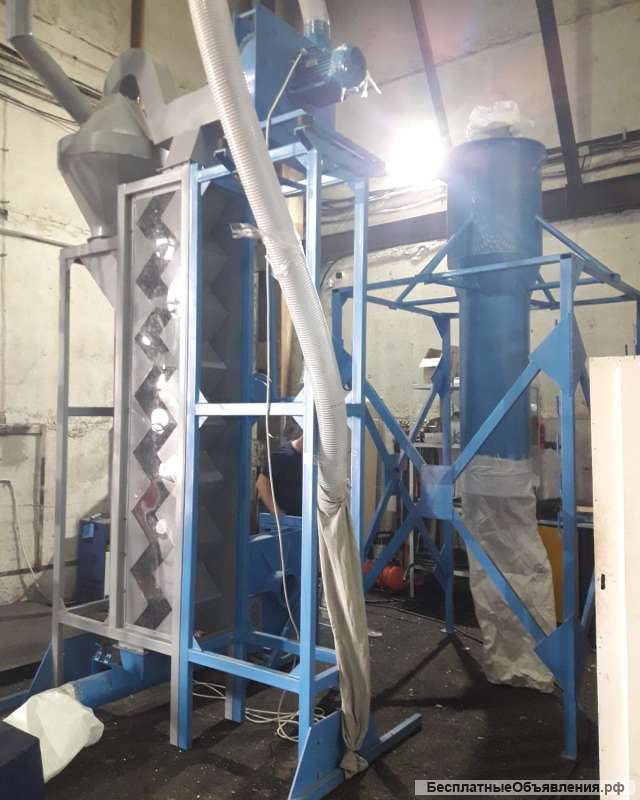Воздушный разделитель фракций разной массы и плотности VR500