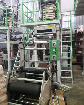 Экструдер выдувной для производства однослойной плёнки SJ-60-1000