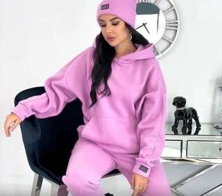 Костюм на флисе женский, тройка