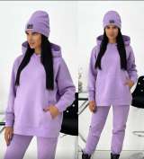 Костюм на флисе женский, тройка