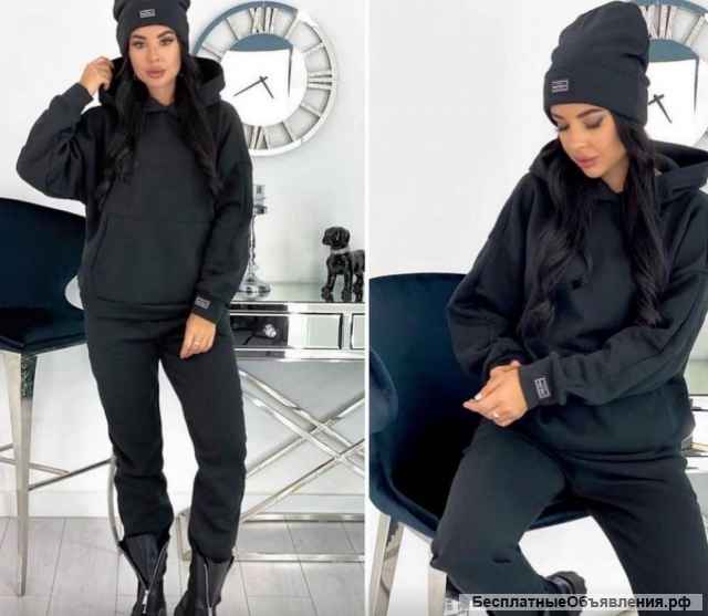 Костюм на флисе женский, тройка