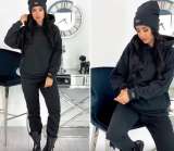 Костюм на флисе женский, тройка