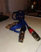 Межблочный кабель XLR - RCA, длинна 120 см цена без торга