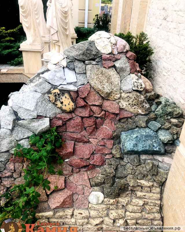 Брекчия из гранита, мрамора