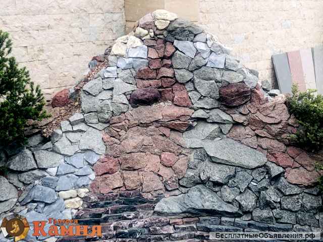 Брекчия из гранита, мрамора