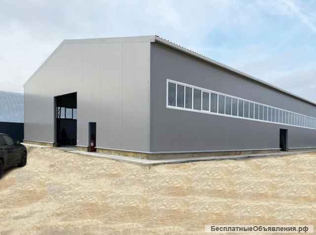 Быстровозводимые ангары склады из сэндвич панелей