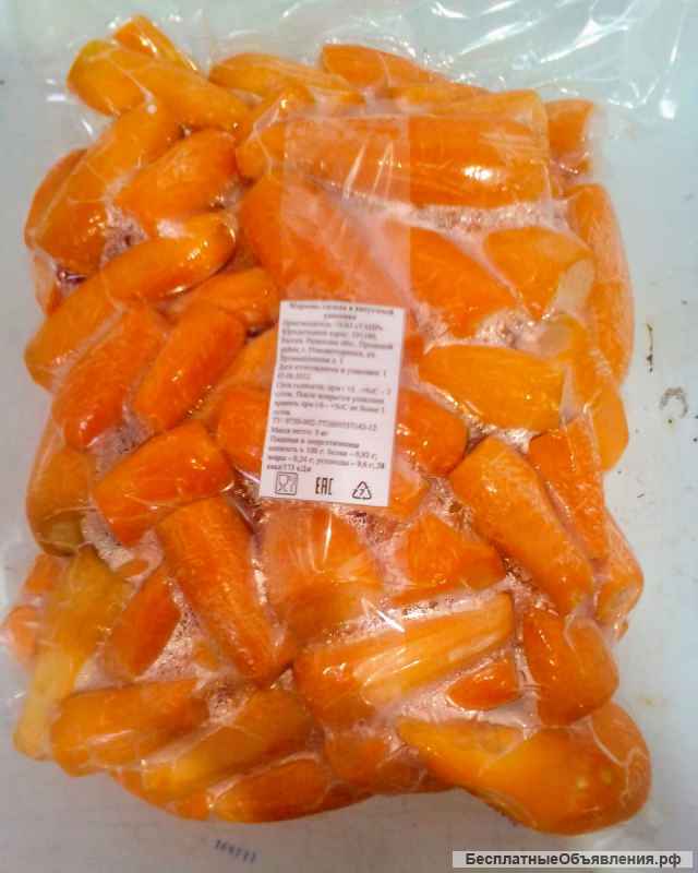 Овощи очищенные в вакуумной упаковке