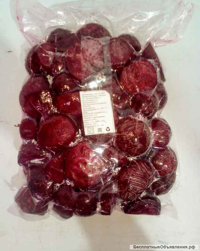 Овощи очищенные в вакуумной упаковке