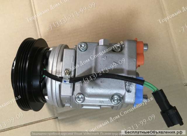 Компрессор кондиционера 2208-6013B для экскаваторов Doosan