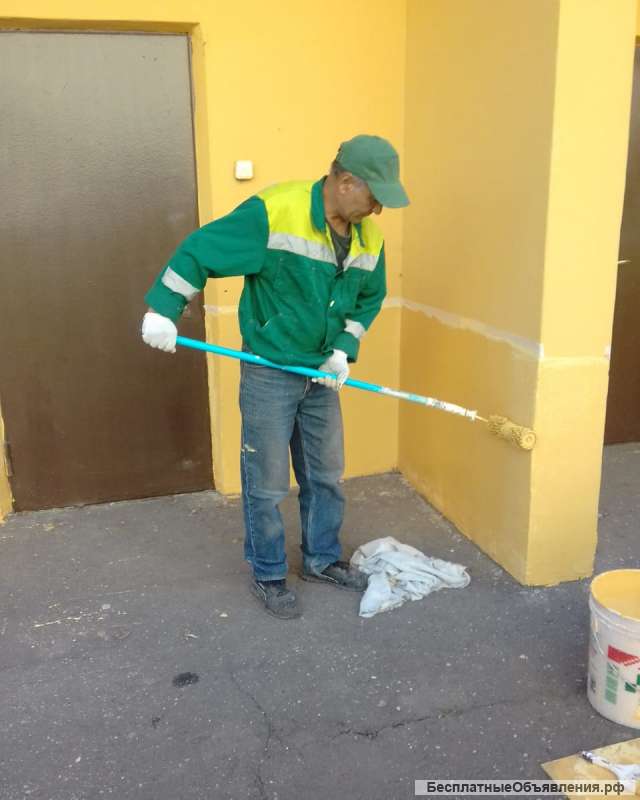 Штукатурка, шпаклёвка, покраска