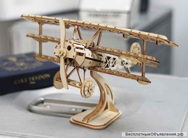 3-d пазл, моделизм, конструктор из дерева