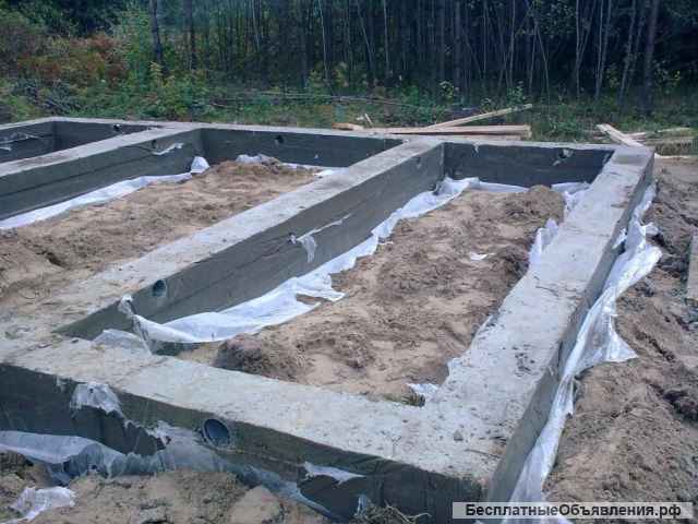 Бетонные работы, услуги каменщика