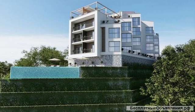 Квартиры в комплексе с бассейном в Тивате, Черногория