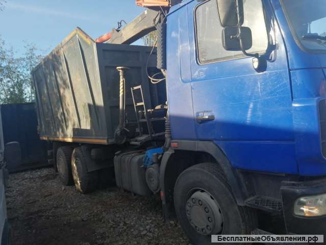 Ломовоз маз с гидроманипулятором