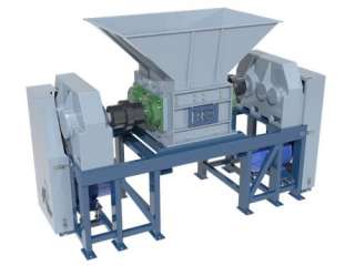 Шредер двухвальный для переработки и измельчения больших объемов