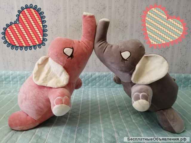 Мягкая игрушка с пледом (Слон, хаски, заяц)