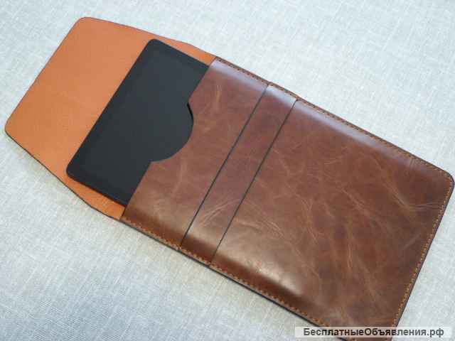 Чехол для планшета. Натуральная кожа. Ручная работа.