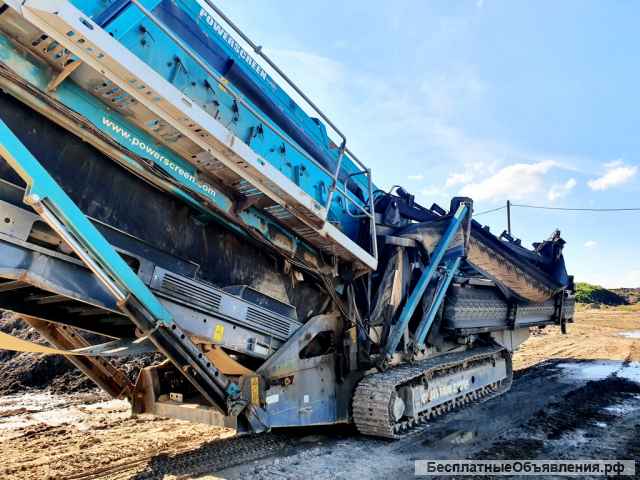 Мобильный грохот б/у Powerscreen Chieftain 2100X 2018 года