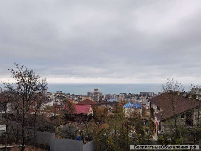 Студию с терррасой и панарамным видом на море в Сочи