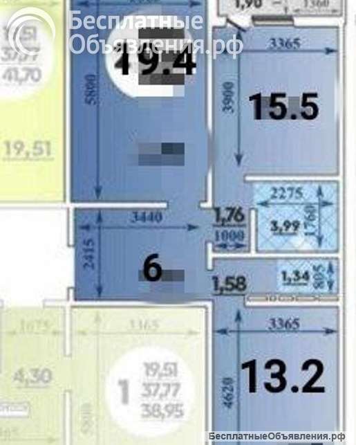 2 кк.в. 70 м2 Аверкиева