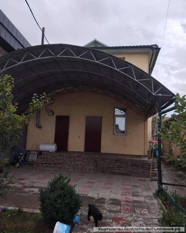 2-этажный дом, участок - 4 сотки, с. Орто-Сай, б/п