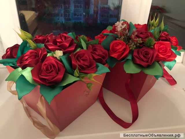 Букеты роз ручной работы на любой праздник