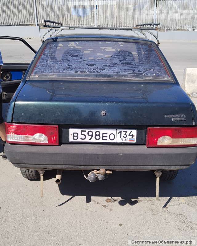 Автомобиль модель ВАЗ 21099, 2002 г.в., цвет зеленый, мощность двигателя 77,8 л.с., VIN ХТА2109902