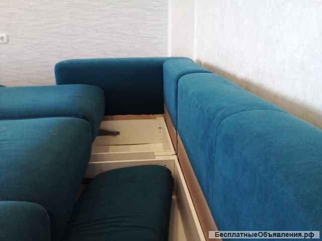 Угловой левосторонний диван мебельной фабрики Гротеск