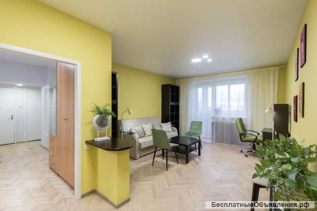 Квартира с ремонтом, мебелью и техникой в кирпичном доме, ул Маршала Рыбалко 16к5