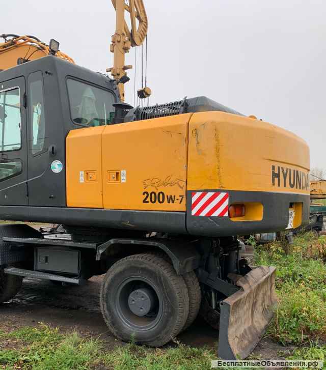 Экскаватор Хундай, Hyundai R200w, 0.9куба, 2011г/в цена 5 900 000 рублей