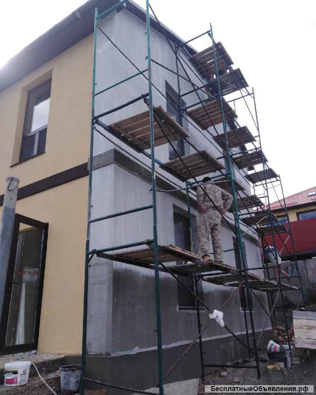 Высотные работы, утепление квартир, фасады домов