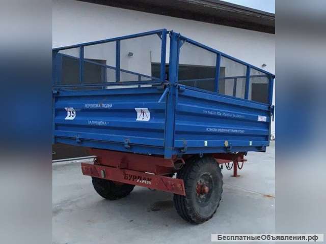 Тракторный прицеп Бурлак 5,8 м3, новый, борта