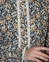 Платье женское ярусное нарядное теплое / Макошь- эко одежда