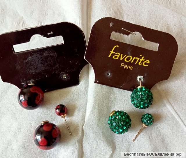 Серьги пусеты