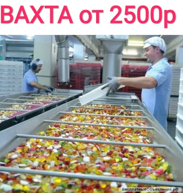 СОРТИРОВЩИК на производство. ВАХТА. Питание и проживание БЕСПЛАТНО